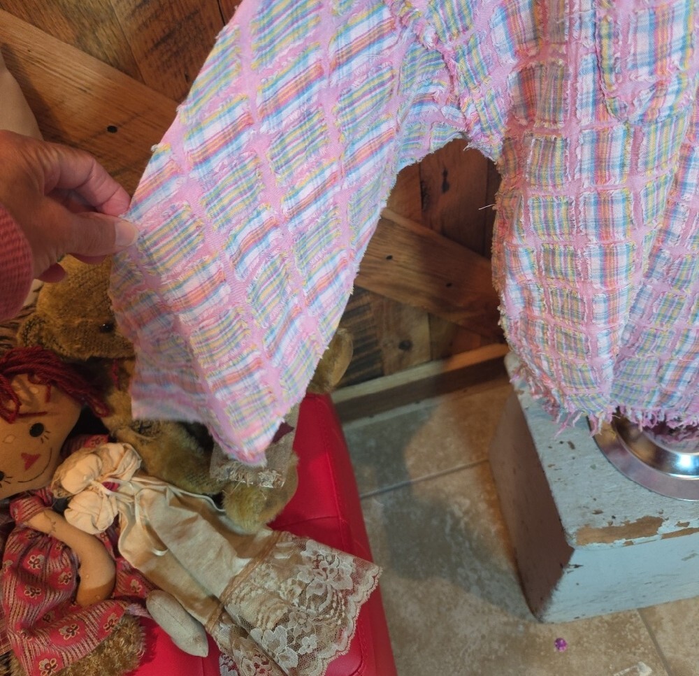 183p Oli & Hali Pink Plaid Button-Front Top - Picture 7 of 12